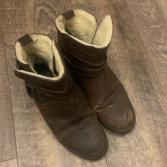 Fabianelli Leather Boots, Made in Italy, - Picture 11 of 14